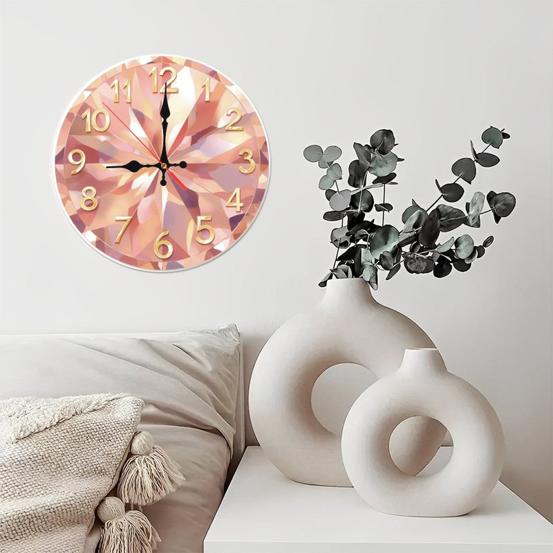 Cadran rose en or