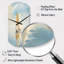 Voilier «Whispering Breezes I» - Horloge murale cylindrique moderne en métal, sans horloge murale-105565639