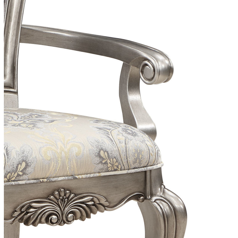 Chaise d'appoint capitonnée (ensemble de 2)