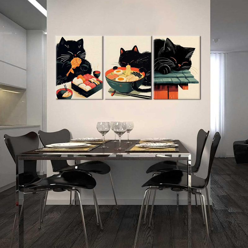 3 Piece Wrapped Canvas Wall Art