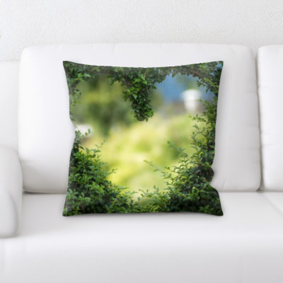 Bookout Love and Heart Shapes Throw Pillow