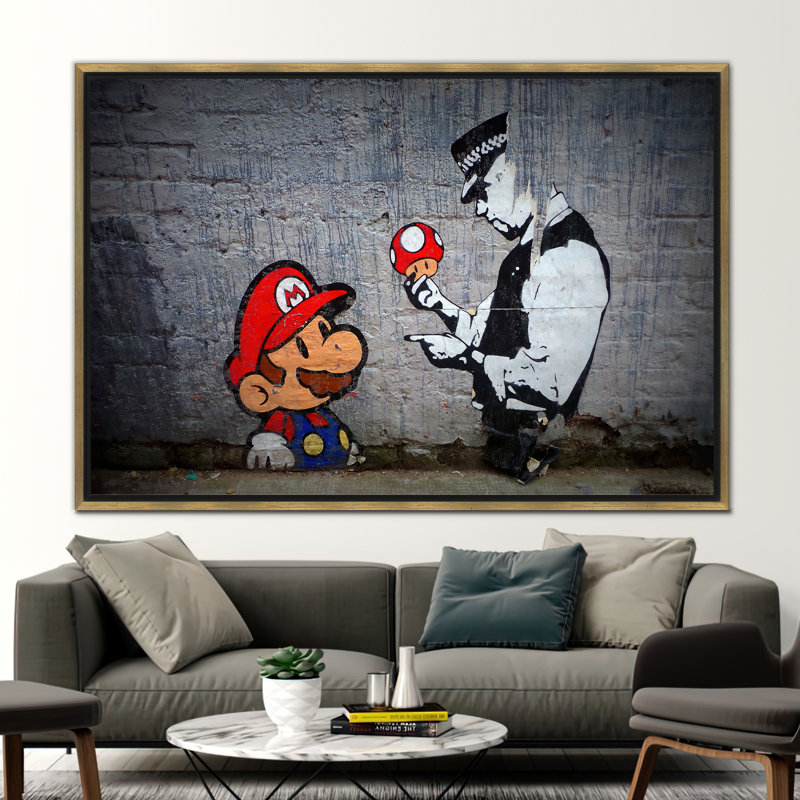 Print on Canvas, Gold Floater Framed, 20 cm H x 30 cm W