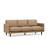 Anabel 81" Modern Genuine Leather Sofa