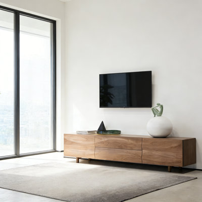 Retro pine simple TV Stand
