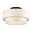 Grand luminaire semi-encastré 3 lumières Aselin-122725140
