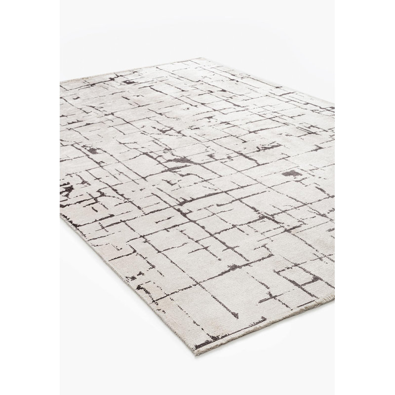 Modern Abstract Faded Lines Area Rug, Rectangle 9'10" x 14'