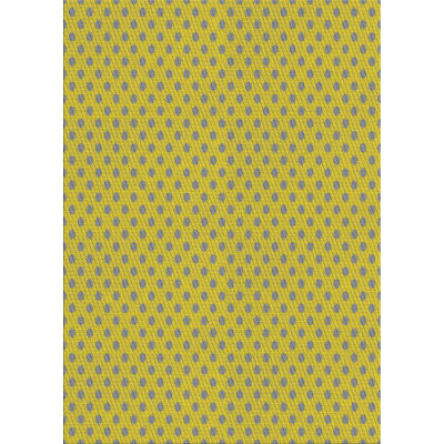 Tapis jaune en laine touffeté à la main Bodine