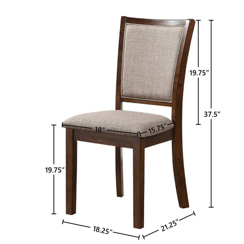 Chaise d'appoint Josiha , Cerisier