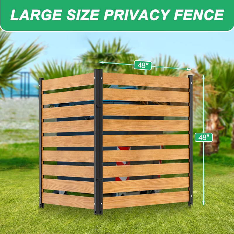 Privacy Fence Screen, 48" H x 48" W x 2" D