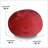 4ft Minky Velvet Bean Bag Chair for Adults &amp; Kids – Washable Cover, Foam Filling | Red | Velvet-1770949248-1770949279