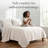 Southshore Fine Linens Southshore Essentials Quilt Set in Bone, Double-Brushed Microfiber Oversized Embroidered Lightweight Quilt with 2 Standard Pillow Shams, Full / Queen-879213757-879213699