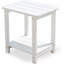 Rectangular Outdoor Side Table - 12.5 cm W 16.5 cm D