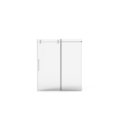 Sliding Shower Door With 10Mm Tempered Glass, Finish, Double Side Easy Clean, Buffer, Bathroom Accessibility Frame, Coating, Essential