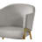 Rectangular Glass With Marble Wrap Dining Set With Linen Chairs-619191356-619191354