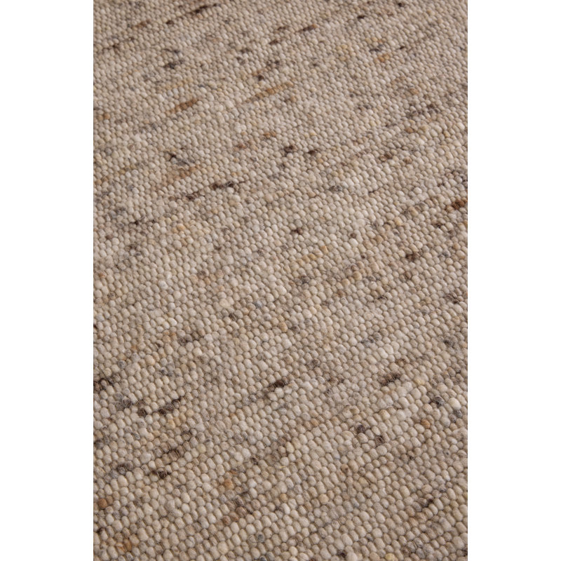 Sober Wool Area Rug, Natural, Rectangle 6'7 x 9'2