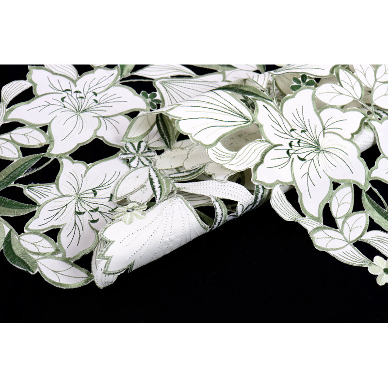 Floral Square Table Topper
