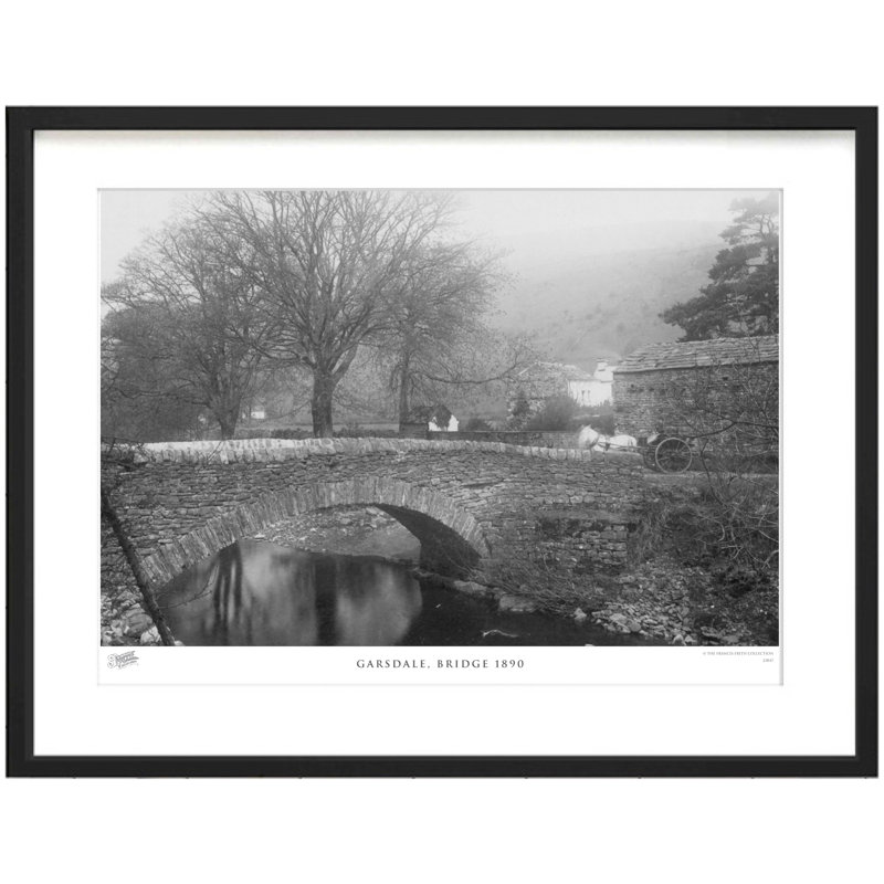 Garsdale, Bridge 1890 by Francis Frith - Single Picture Frame Print, 40cm H x 50cm W x 2.3cm D