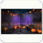 Ensemble de décoration de sapin de Noël artificiel avec lumières mauves illuminées