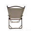 Ensemble de 4 chaises pliantes et portatives confortables avec cadre en aluminium, fauteuil de voyage Kermit