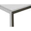 Table d'appoint, console, entrée, étroit, d'angle, salon, chambre à coucher, stratifié blanc, métal blanc, contemporain, moderne