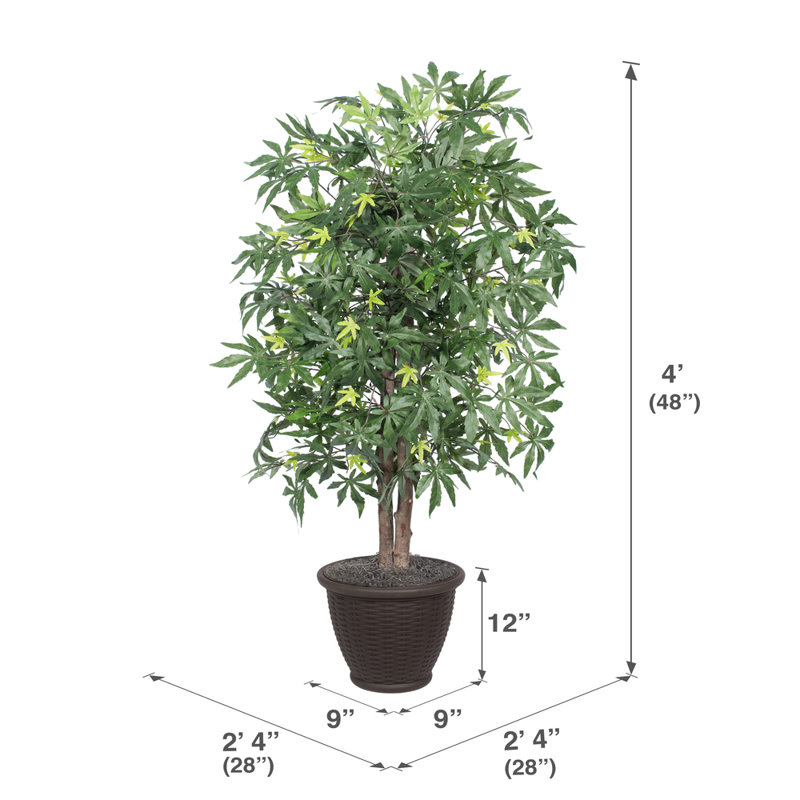 Artificial Japanese Maple Series, Brown