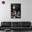 New York Sneaker City, impressions sur toile noires et blanches par Notoriart-104454679-104454664