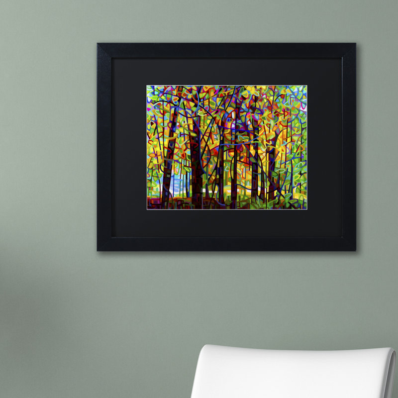 Reproduction d'art sur toile matte "debout", H 11 po x l 14 po x P 0,5 po