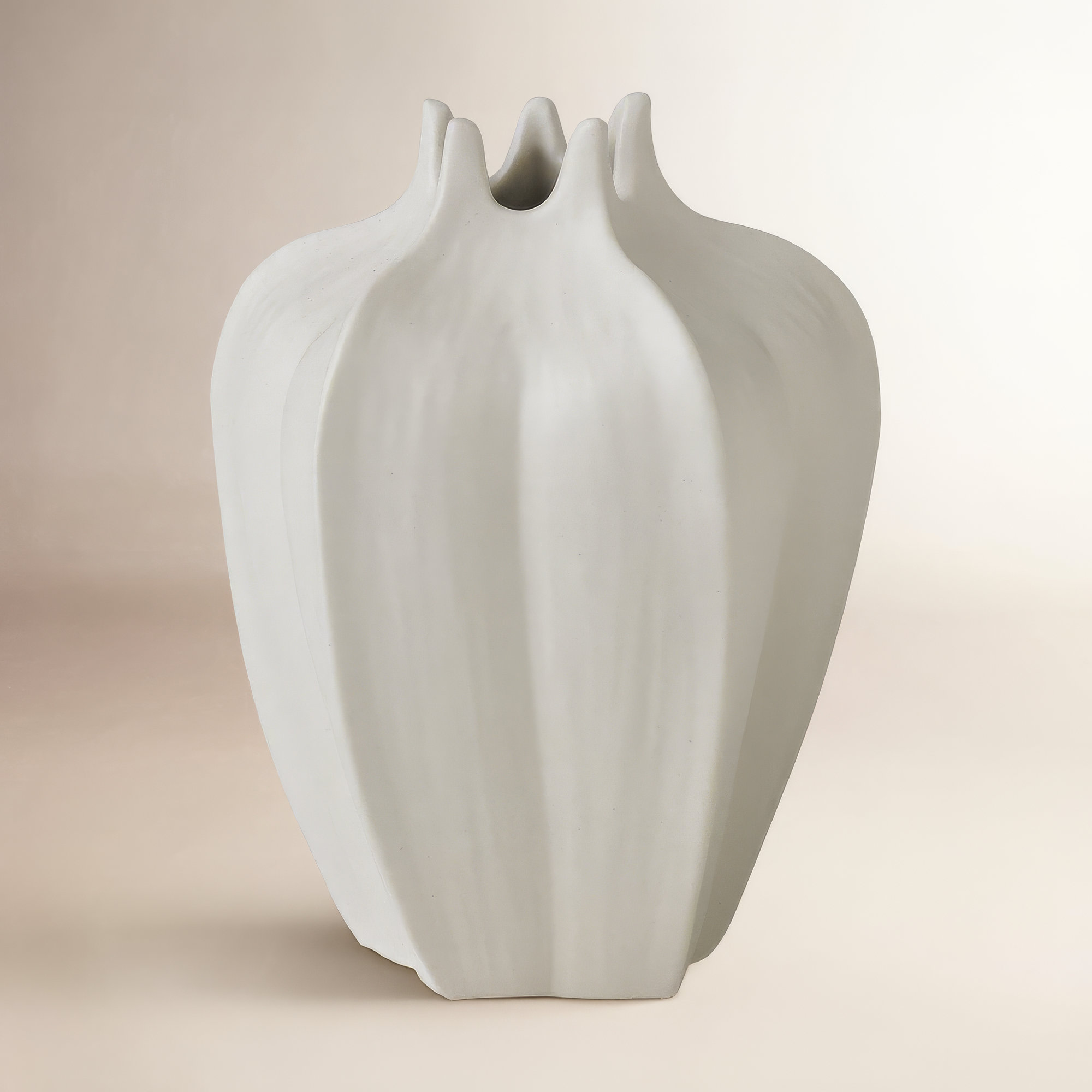 Star Fruit Vase, 7" H x 5" W x 5" D