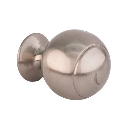 Brixwell BXB28339G10 Transitional Cabinet Knob 1-9/16" Diameter, 2" Projection, Zinc Material, Satin Nickel