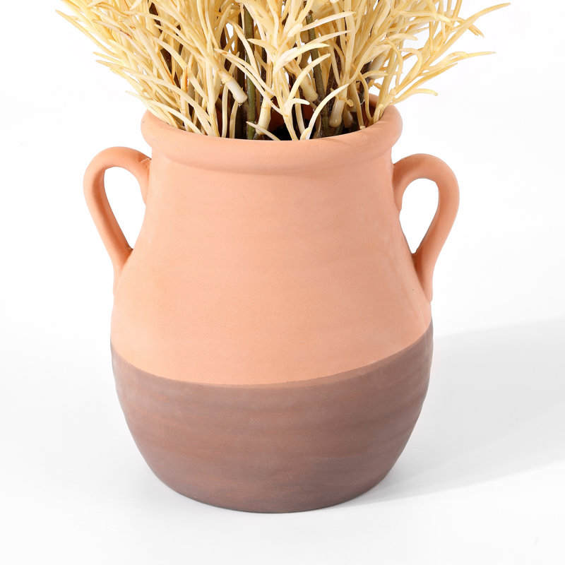Arrangement floral blé en pot