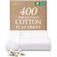 Drap en coton 400 fils - Drap rafraîchissant, respirant et doux-103254615-103254617