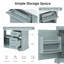 Meuble-lavabo 、 36 、、、、、 36 po en gris moderne, bois massif et matériau, lavabo sous-comptoir en céramique, fonction de fermeture en douceur, 2 tiroirs rabattables, rangement coulissant pour les essentiels-237128883
