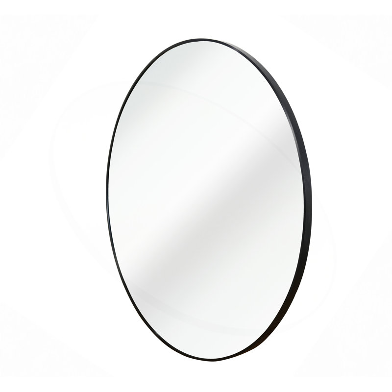 Metal Round Bathroom Mirror, 16" x 16"