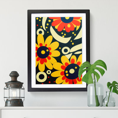 Lexianna Daisy Flower Vintage Art 1 Piece Wall Art