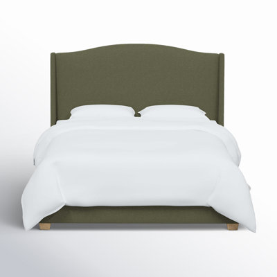 Allis Wingback Platform Bed
