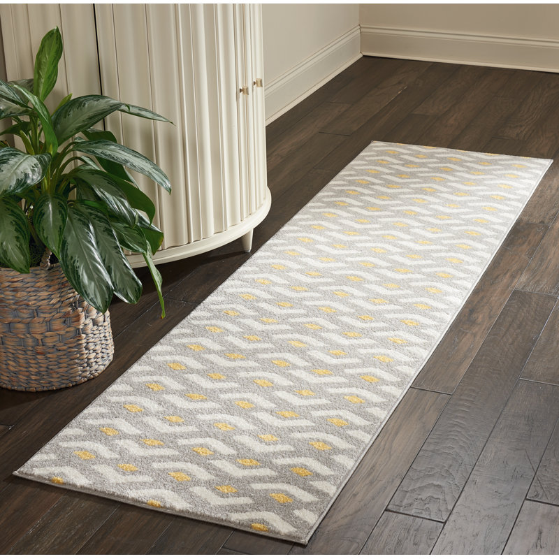 Mallorca Geometric Area Rug, Runner 66 x 229cm