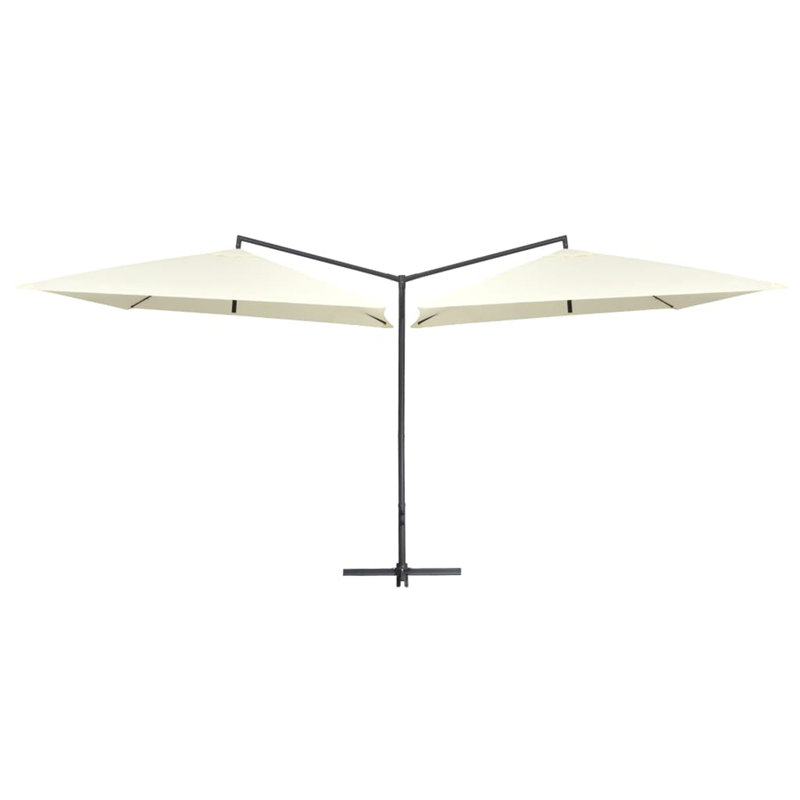 Carvis Market Parasol, White
