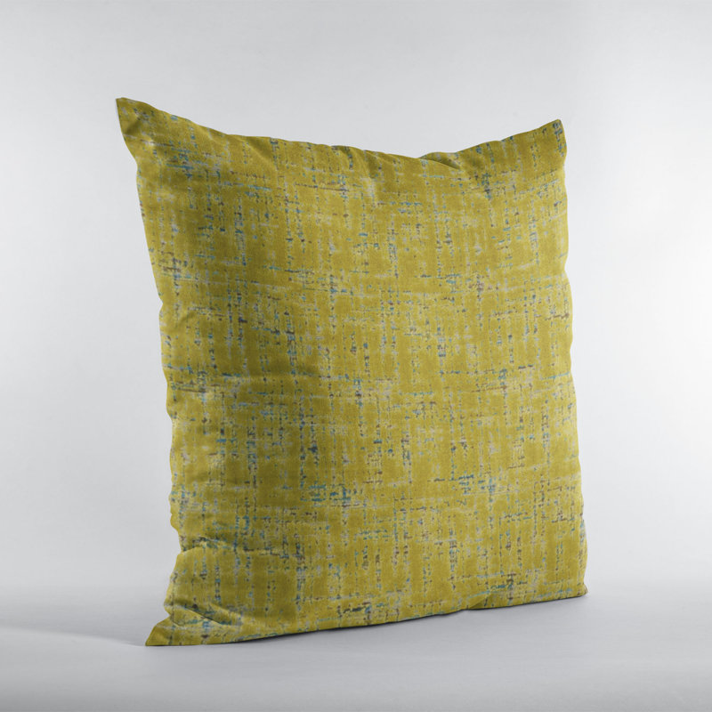 Coussin Plutus, Soufre, 24 po x 24 po