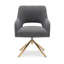 Fauteuil pivotant de 23,6 po Breann-1206448174