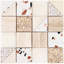 Elizabeth Sutton Artem 3x3 Polished and Honed Marble and Terrazzo Mosaic Tile-1540818322
