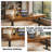 Nordic Minimalist Red Oak Solid Wood Electric Height-Adjustable Desk - Basic Version-1921263405