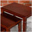 Ensemble de 3 tables gigognes cerise