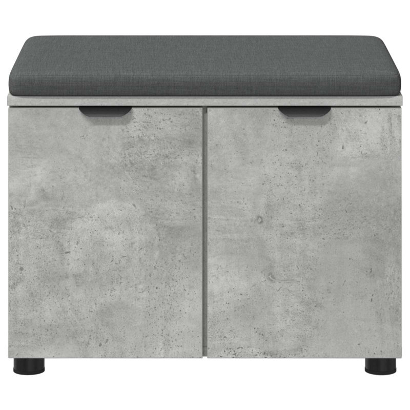 Storage Bench, 46cm H x 60cm W x 38cm D, Concrete Grey