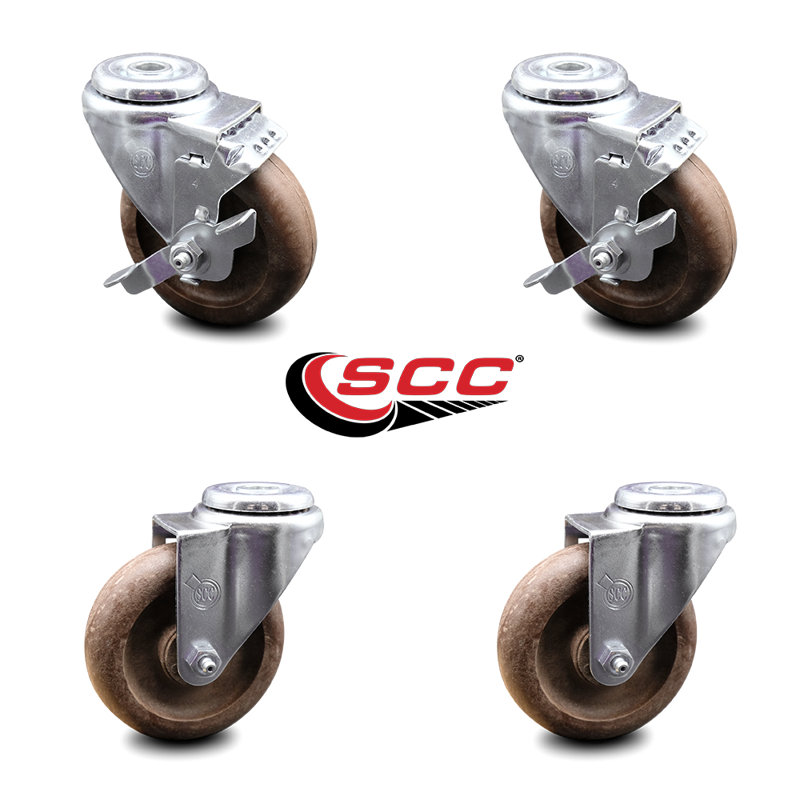 4-Piece Glass Filled Nylon Caster Set