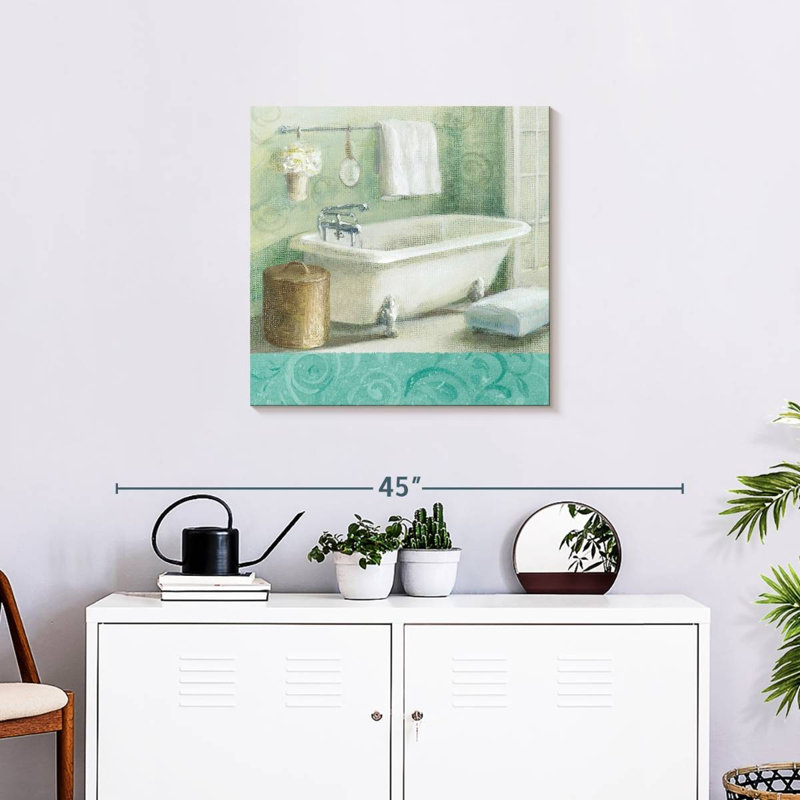 Lilie Refresh Bath Border I, 24" H x 24" W