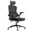 Chaise de bureau ergonomique robuste, chaise d'ordinateur à haut dossier avec appui-tête et accoudoirs pivotants 3D réglables pour un soutien lombaire réglable jusqu'à 350 lb-1237796681-1237796684