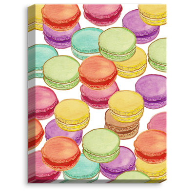 « laduree macaroons ii », reproduction d’art sur toile encadrée