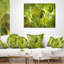 Verre ornemental Golden Fractal - coussin imprimé abstrait