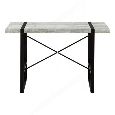 Home Office Computer Desk With Metal Base