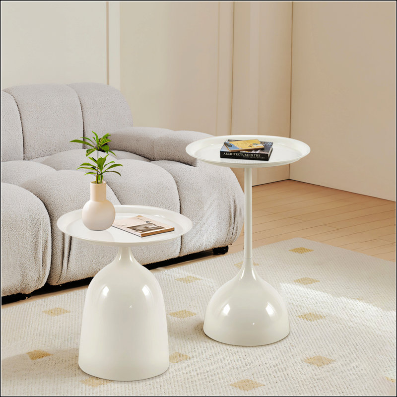 Table d'appoint blanche